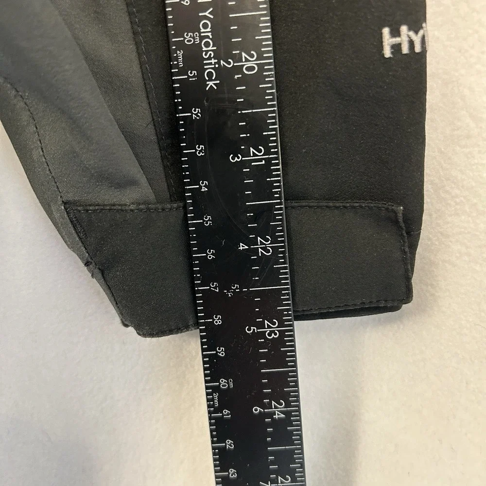 The North Face YOUTH Hyvent Windbreaker Jacket Size L 14-16 Black/White NO LINER